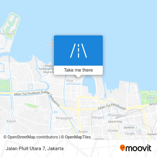 Jalan Pluit Utara 7 map