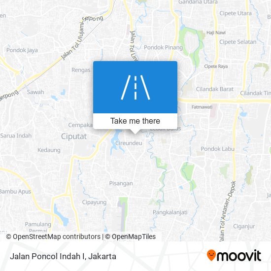 Jalan Poncol Indah I map