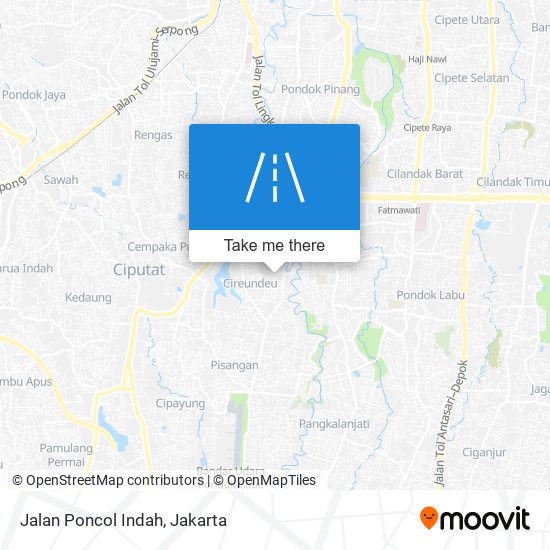 Jalan Poncol Indah map