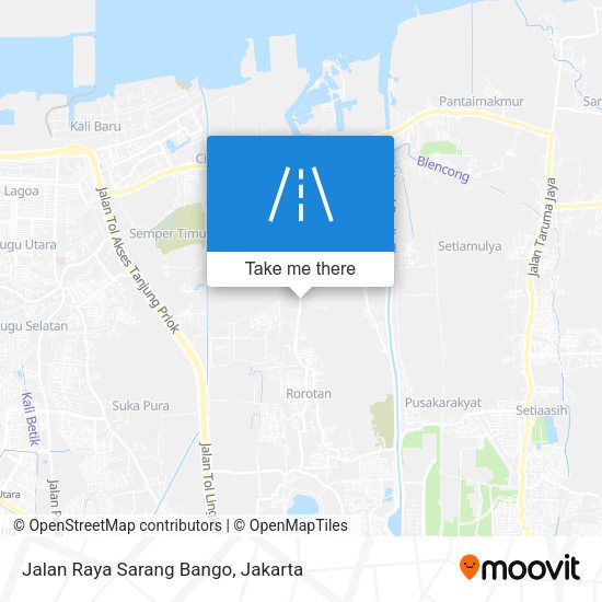 Jalan Raya Sarang Bango map