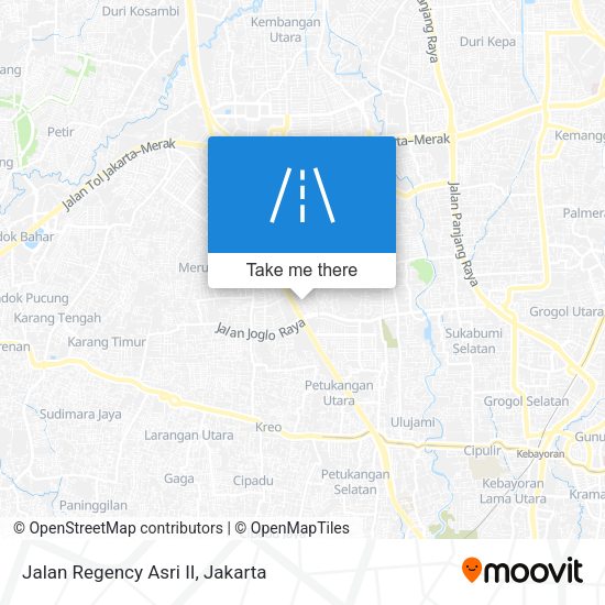 Jalan Regency Asri II map