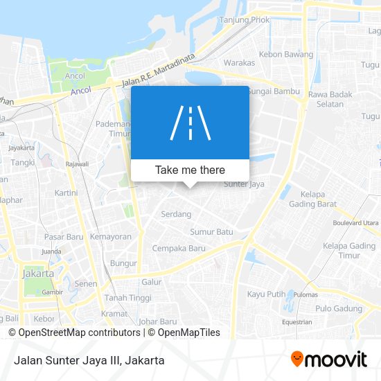 Jalan Sunter Jaya III map
