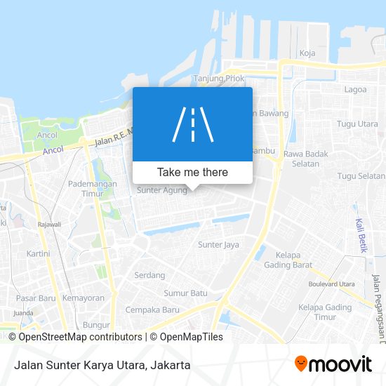 Jalan Sunter Karya Utara map