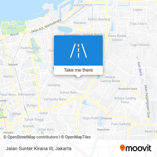 Jalan Sunter Kirana III map