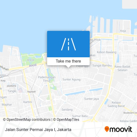 Jalan Sunter Permai Jaya I map