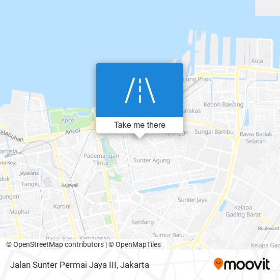 Jalan Sunter Permai Jaya III map