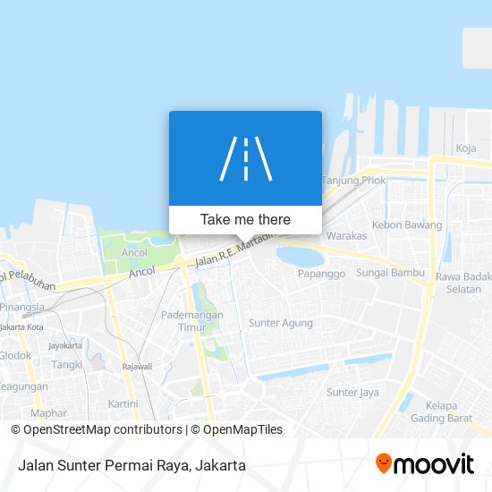 Jalan Sunter Permai Raya map