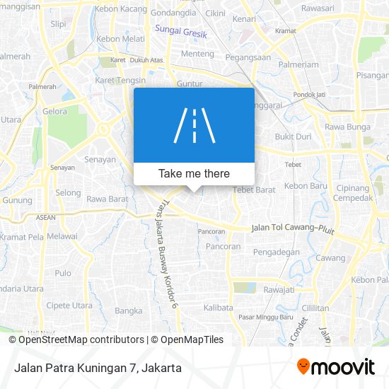 Jalan Patra Kuningan 7 map