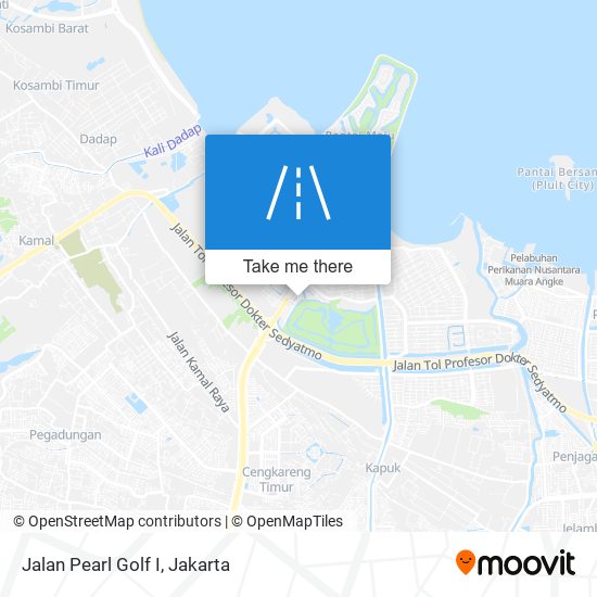 Jalan Pearl Golf I map