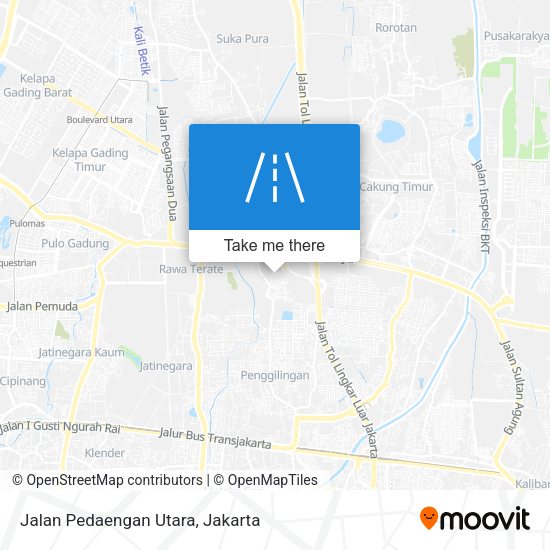Jalan Pedaengan Utara map