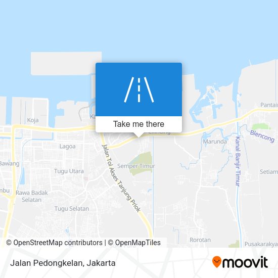 Jalan Pedongkelan map
