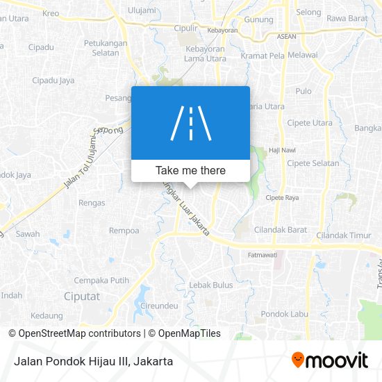 Jalan Pondok Hijau III map