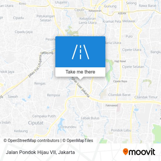 Jalan Pondok Hijau VII map