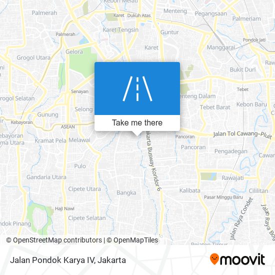 Jalan Pondok Karya IV map