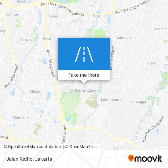 Jalan Ridho map