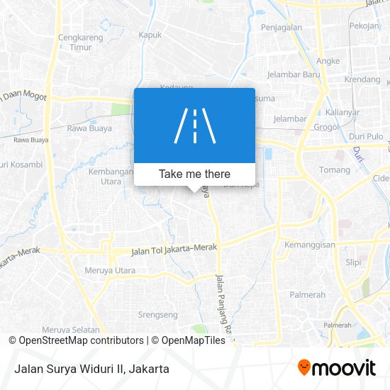 Jalan Surya Widuri II map