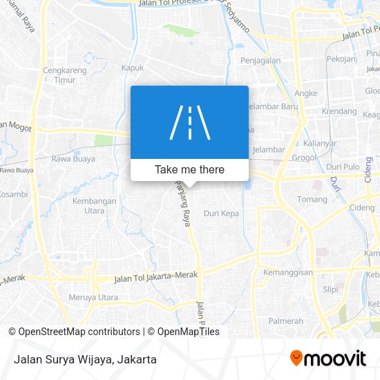 Jalan Surya Wijaya map