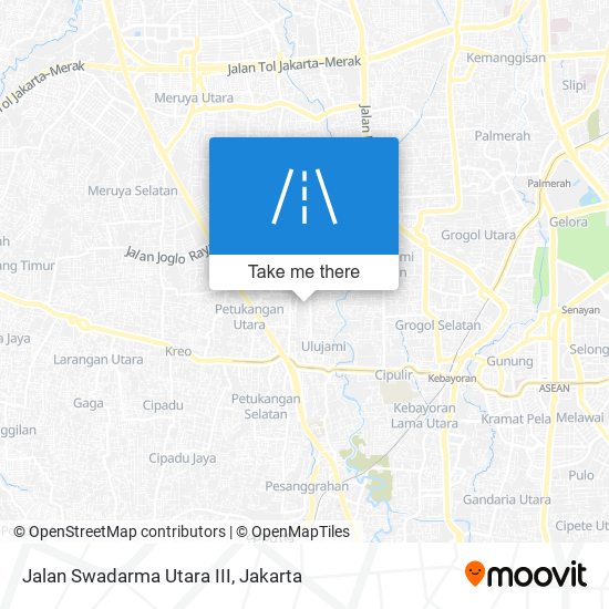 Jalan Swadarma Utara III map