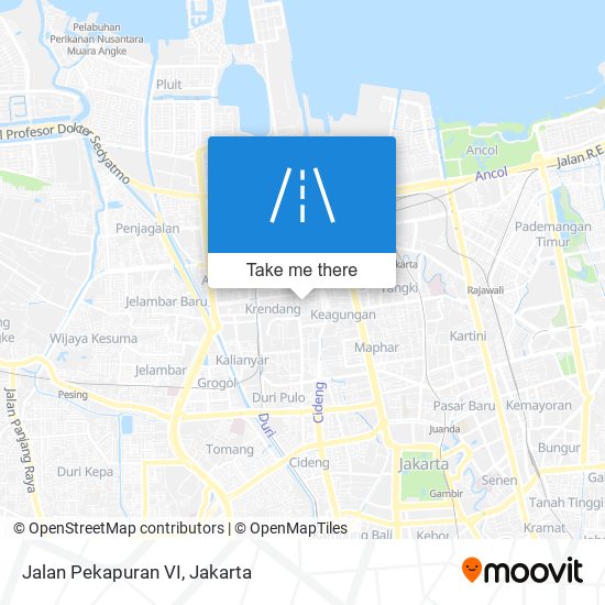 Jalan Pekapuran VI map