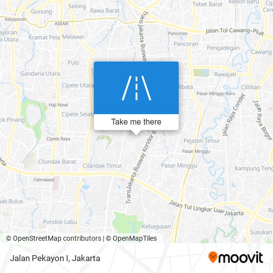 Jalan Pekayon I map