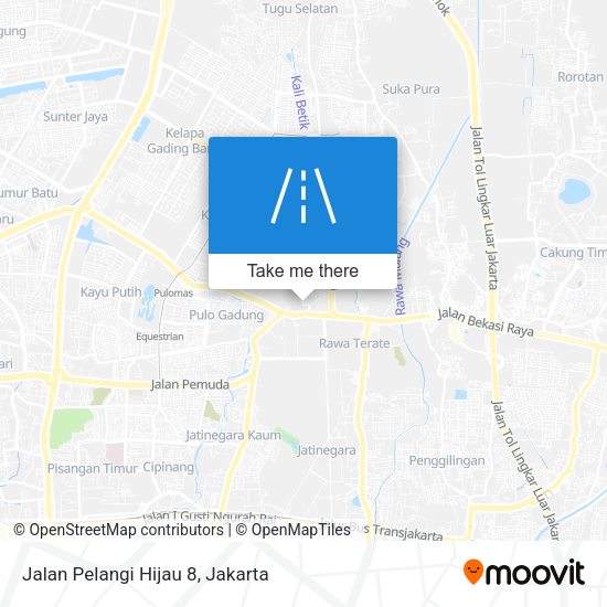 Jalan Pelangi Hijau 8 map