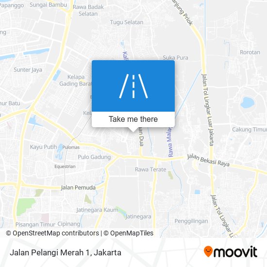 Jalan Pelangi Merah 1 map