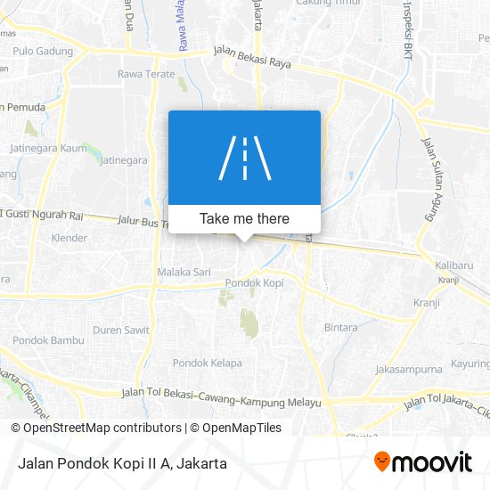 Jalan Pondok Kopi II A map