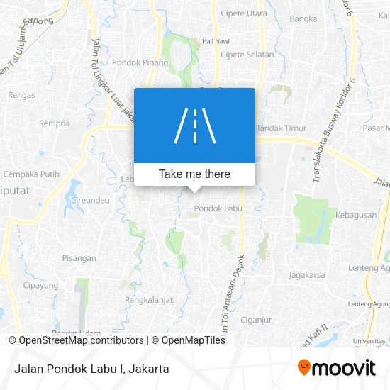Jalan Pondok Labu I map