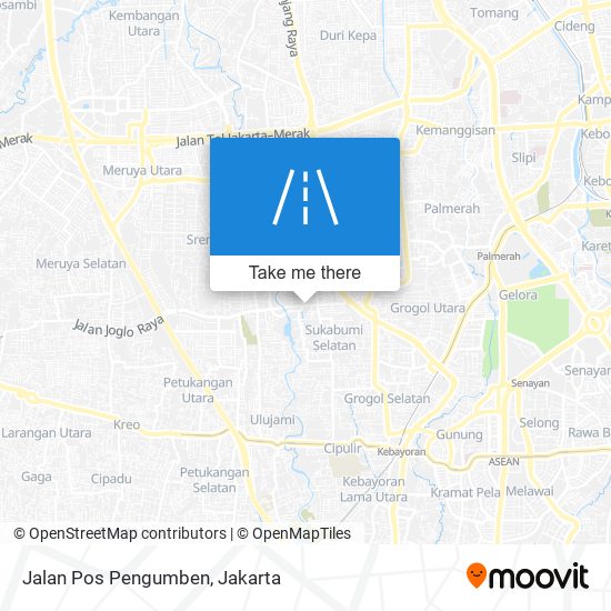 Jalan Pos Pengumben map