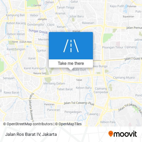 Jalan Ros Barat IV map