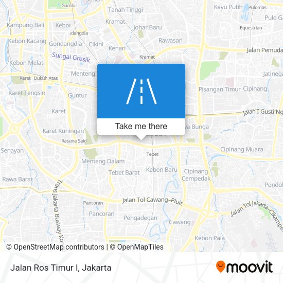 Jalan Ros Timur I map
