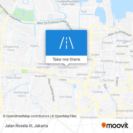 Jalan Rosela III map