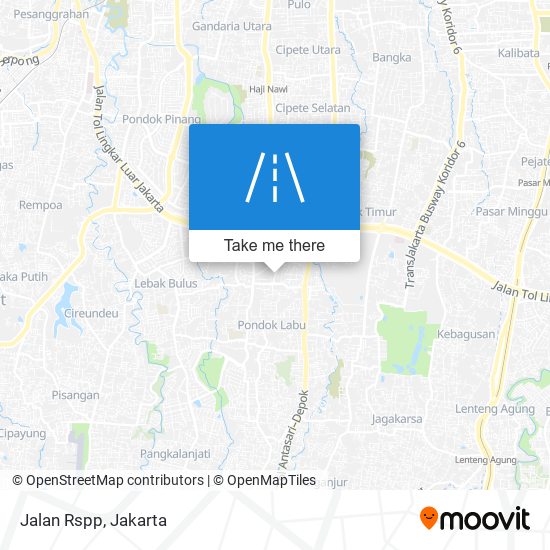 Jalan Rspp map