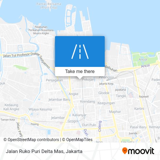 Jalan Ruko Puri Delta Mas map