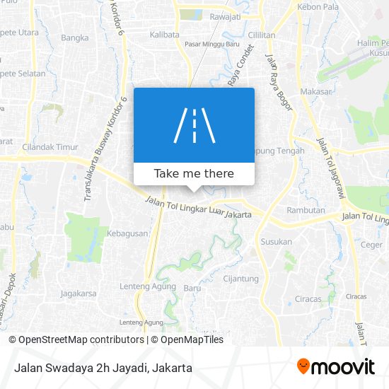 Jalan Swadaya 2h Jayadi map