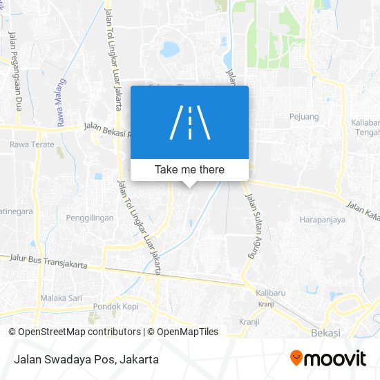 Jalan Swadaya Pos map