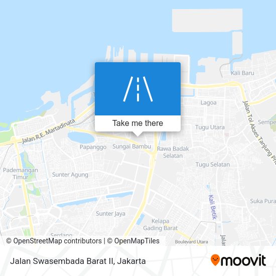 Jalan Swasembada Barat II map