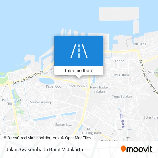 Jalan Swasembada Barat V map