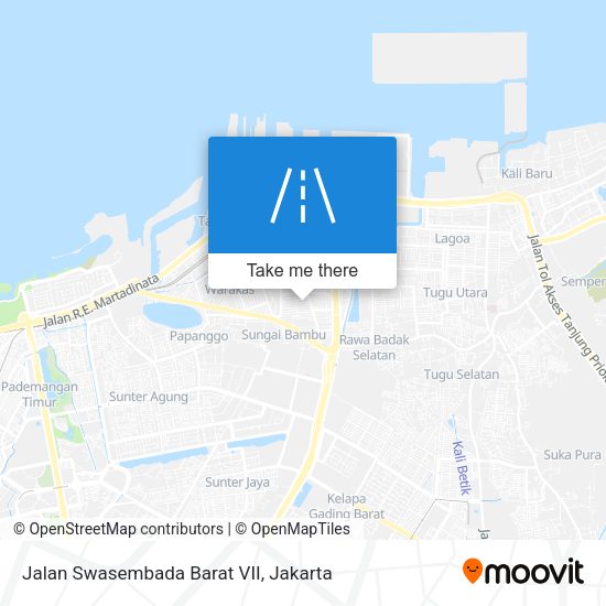 Jalan Swasembada Barat VII map
