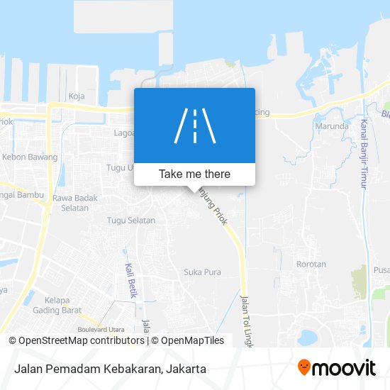 Jalan Pemadam Kebakaran map