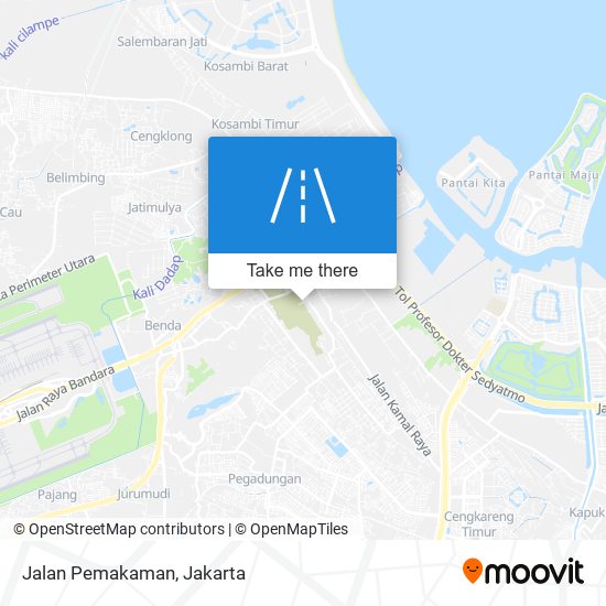 Jalan Pemakaman map