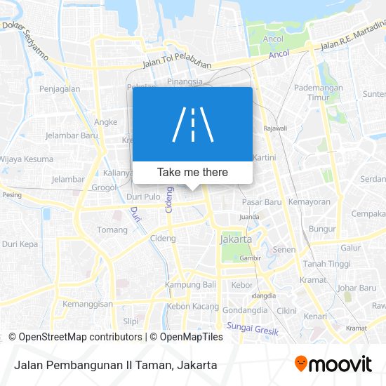 Jalan Pembangunan II Taman map