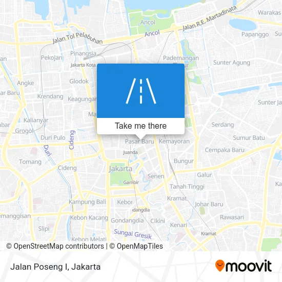 Jalan Poseng I map