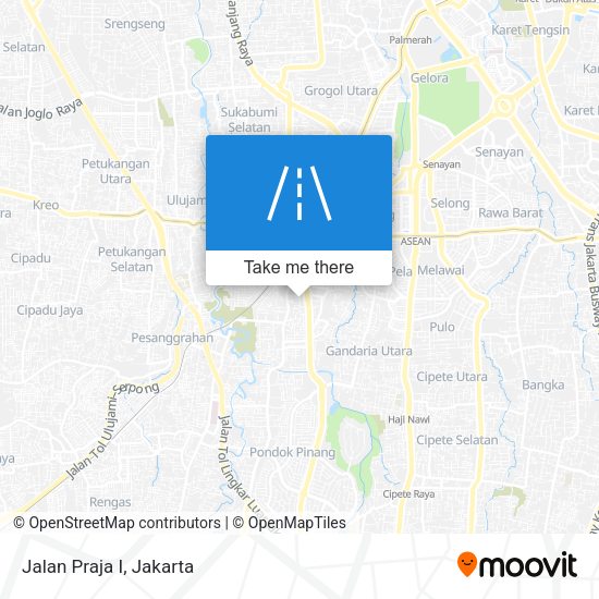 Jalan Praja I map