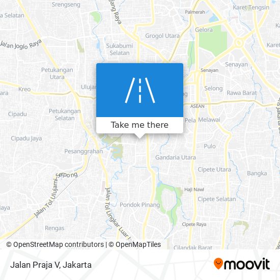 Jalan Praja V map