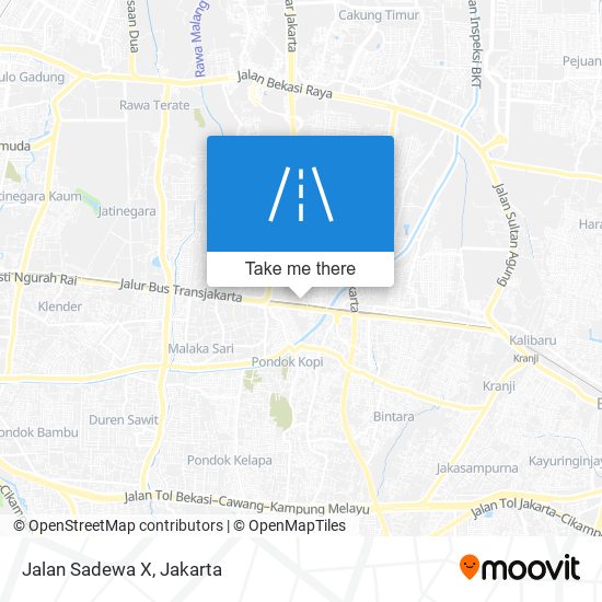 Jalan Sadewa X map