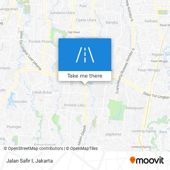 Jalan Safir I map