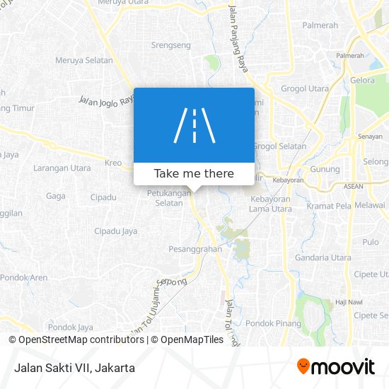 Jalan Sakti VII map