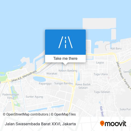 Jalan Swasembada Barat XXVI map