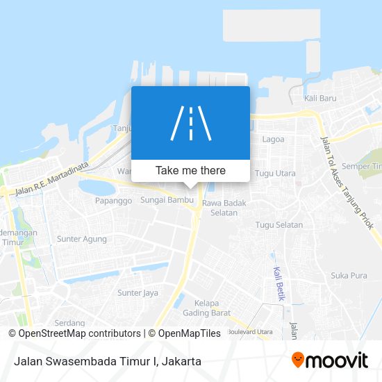 Jalan Swasembada Timur I map